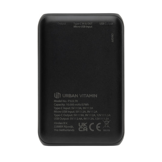 Urban Vitamin Alameda 10.000 mAh 18W PD powerbank - Custom Wood Designs
