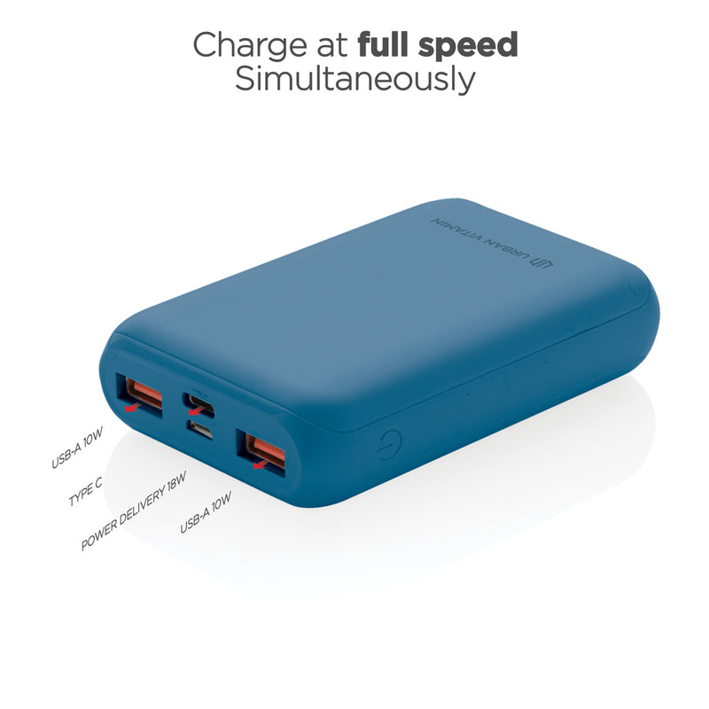 Load image into Gallery viewer, Urban Vitamin Alameda 10.000 mAh 18W PD powerbank - Custom Wood Designs
