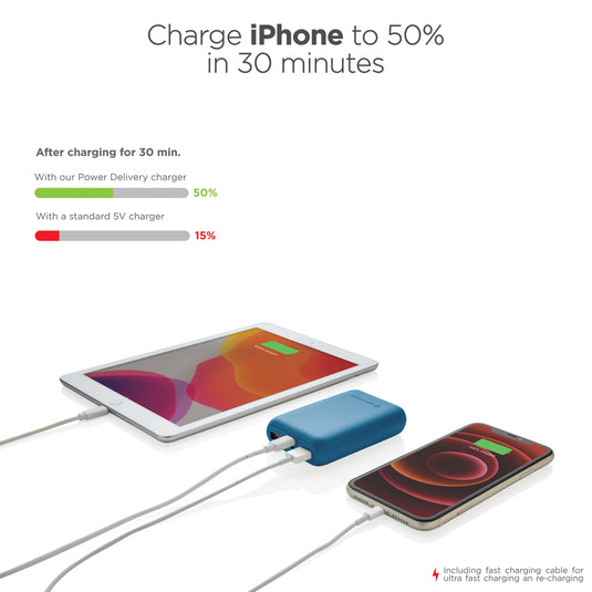 Urban Vitamin Alameda 10.000 mAh 18W PD powerbank - Custom Wood Designs
