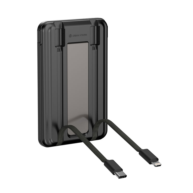 Load image into Gallery viewer, Urban Vitamin Redwood 5in1 5000mah 20W PD magnetic powerbank - Custom Wood Designs
