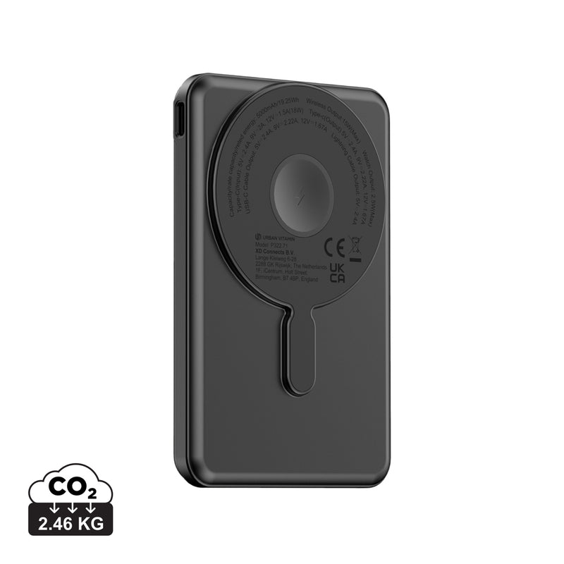 Load image into Gallery viewer, Urban Vitamin Redwood 5in1 5000mah 20W PD magnetic powerbank - Custom Wood Designs
