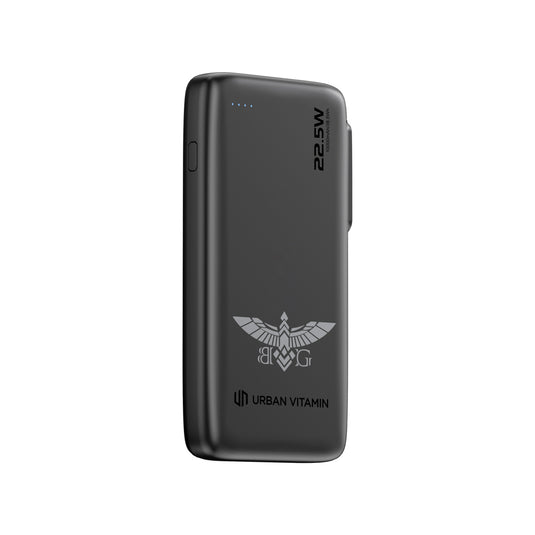 Urban Vitamin Emeryville 20W 10,000mAh powerbank for phones and tablets, compact portable charging device.