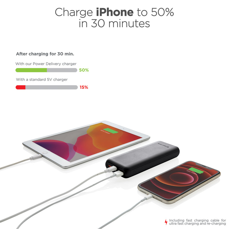 Load image into Gallery viewer, Urban Vitamin Pasadena 20.000 mAh 18W PD powerbank - Custom Wood Designs
