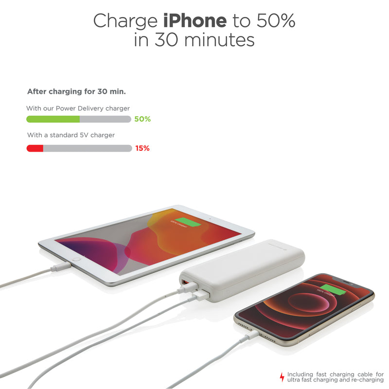 Load image into Gallery viewer, Urban Vitamin Pasadena 20.000 mAh 18W PD powerbank - Custom Wood Designs
