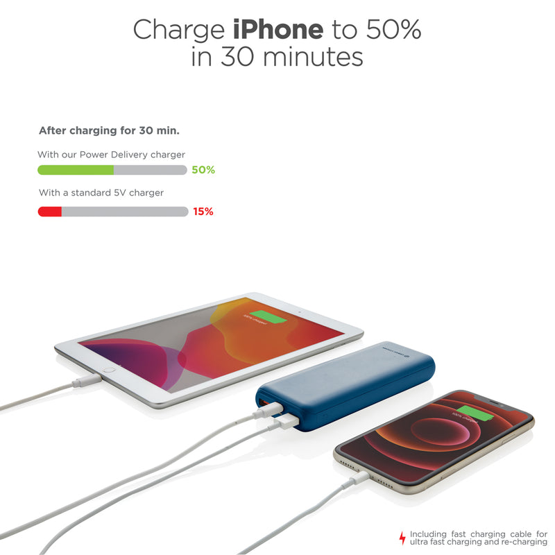 Load image into Gallery viewer, Urban Vitamin Pasadena 20.000 mAh 18W PD powerbank - Custom Wood Designs
