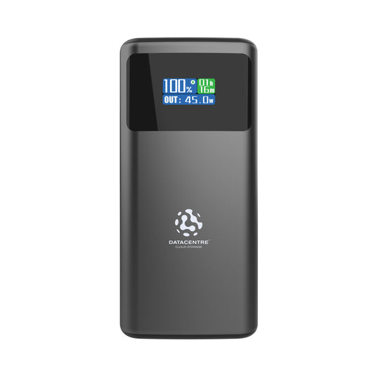XD Xclusive Quantum RCS 10,000mAh powerbank with screen, ultra-fast PD45W charging for phones and tablets.