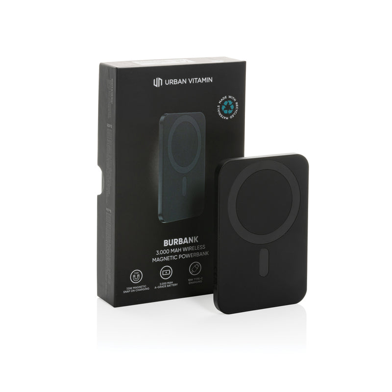 Load image into Gallery viewer, Urban Vitamin Burbank RCS plastic/alu  3000 mah powerbank - Custom Wood Designs
