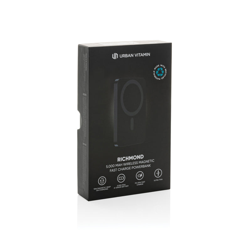 Load image into Gallery viewer, Urban Vitamin Richmond RCS plastic/alu 5000mah powerbank - Custom Wood Designs
