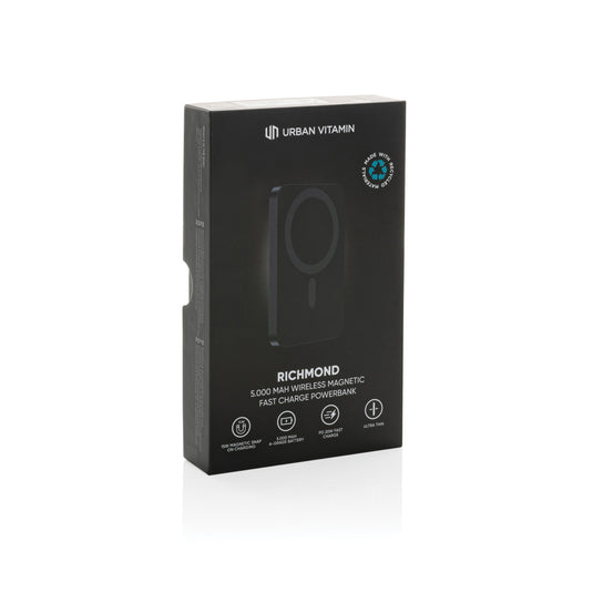 Urban Vitamin Richmond RCS plastic/alu 5000mah powerbank - Custom Wood Designs