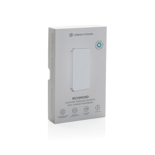 Urban Vitamin Richmond RCS plastic/alu 5000mah powerbank - Custom Wood Designs