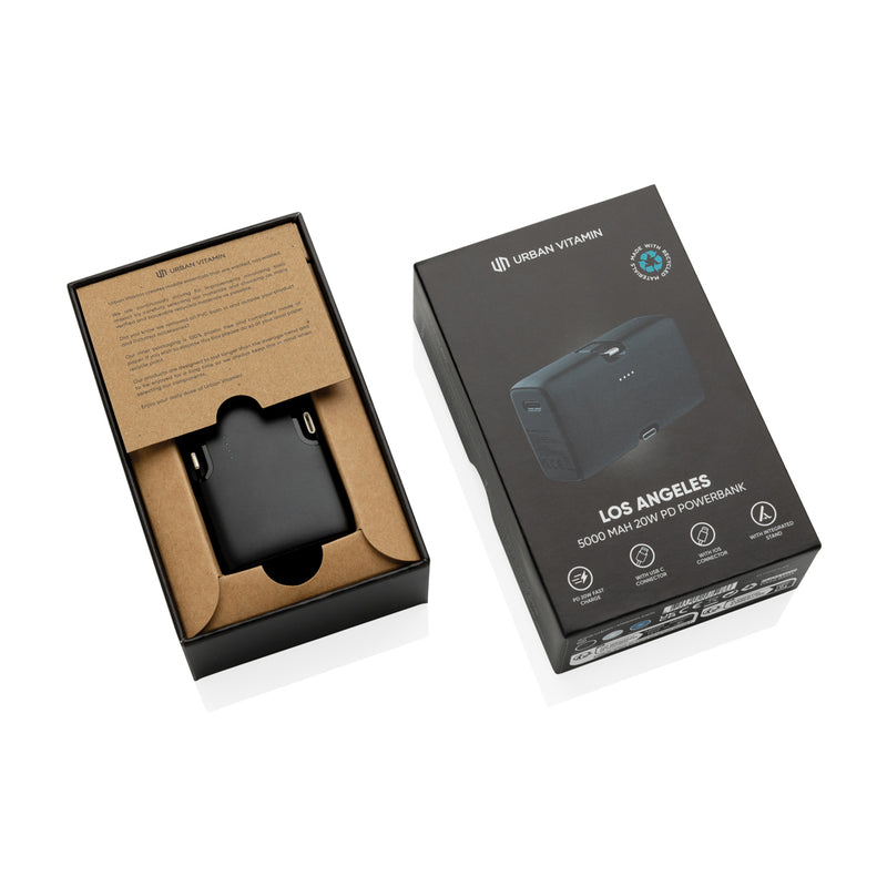 Load image into Gallery viewer, Urban Vitamin Los Angeles RCS rplastic 20W PD powerbank - Custom Wood Designs
