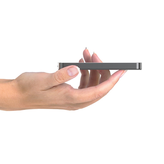 Urban Vitamin Marin 5000mAh magnetic wireless powerbank for phones and tablets, with 15W fast charging.