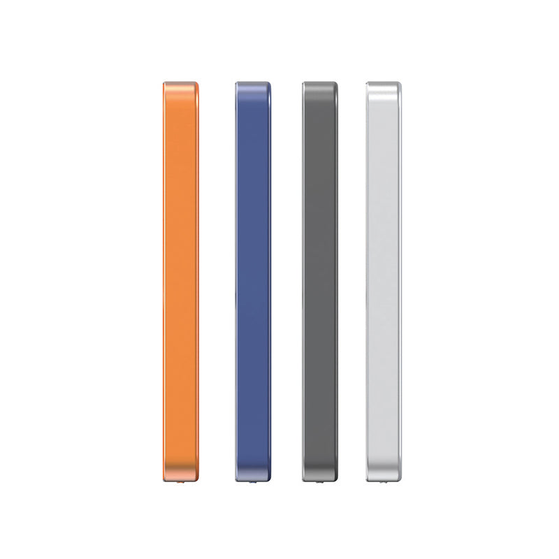 Load image into Gallery viewer, Urban Vitamin Marin 5000mAh magnetic wireless powerbank charging phone and tablet, with 15W fast wireless charging capability.
