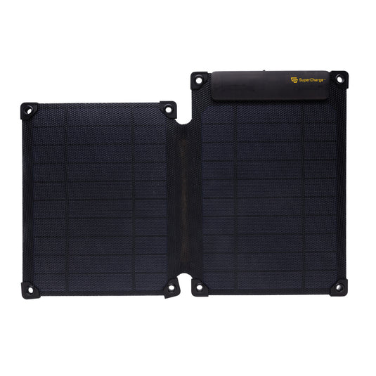 Solarpulse rplastic portable Solar panel 10W - Custom Wood Designs