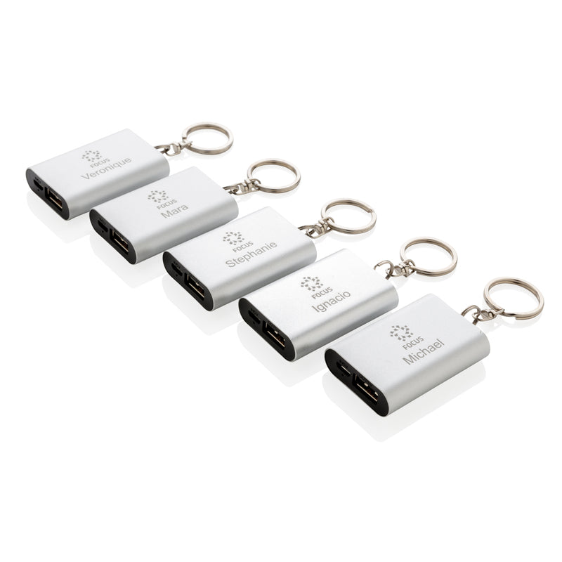 Load image into Gallery viewer, 1.000 mAh keychain powerbank - Custom Wood Designs
