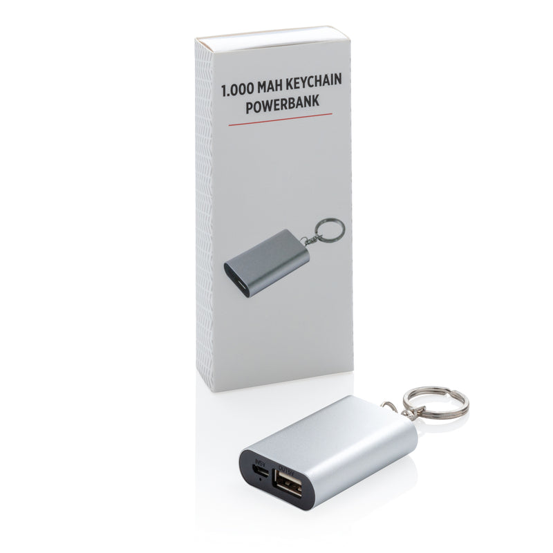 Load image into Gallery viewer, 1.000 mAh keychain powerbank - Custom Wood Designs
