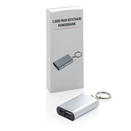 1.000 mAh keychain powerbank - Custom Wood Designs