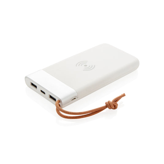 Aria 8.000 mAh 5W wireless charging powerbank - Custom Wood Designs