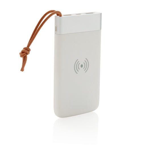 Aria 8.000 mAh 5W wireless charging powerbank - Custom Wood Designs