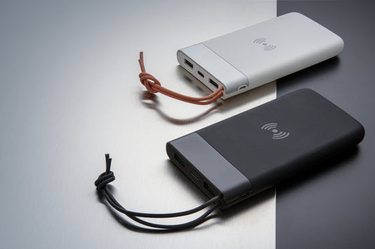Aria 8.000 mAh 5W wireless charging powerbank - Custom Wood Designs