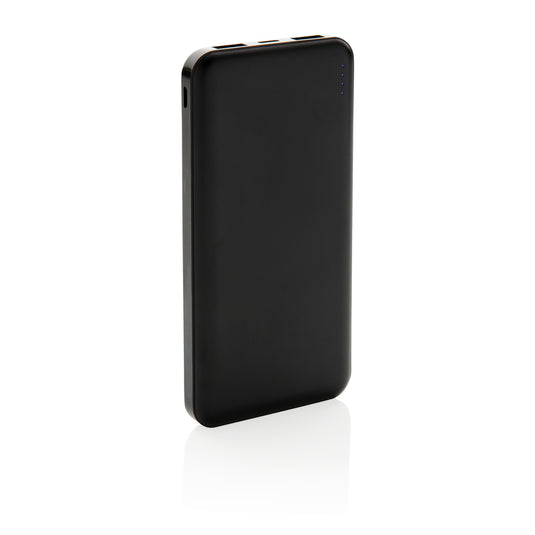 XD Collection high density 10,000 mAh pocket powerbank for phones and tablets, compact portable charger with multiple ports.