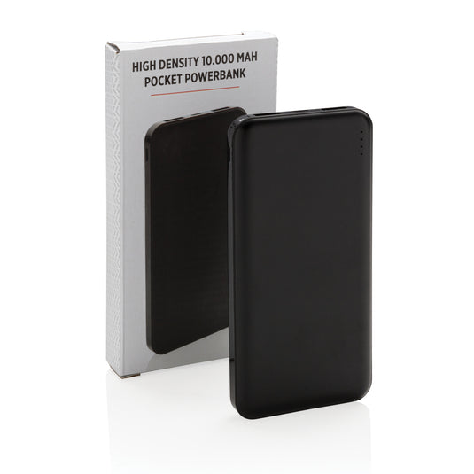XD Collection high-density 10,000 mAh pocket powerbank for phones and tablets, compact portable charging accessory.