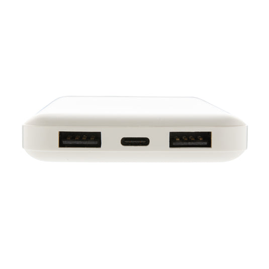 XD Collection high-density 10,000 mAh pocket powerbank for phones and tablets, portable USB charging device.