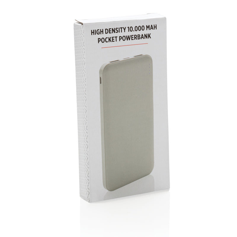 Load image into Gallery viewer, XD Collection high density 10,000 mAh pocket powerbank for phones and tablets, compact portable charging device.
