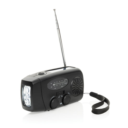 RescueWave RCS recycled plastic emergency radio - Custom Wood Designs RescueWave RCS recycled plastic emergency radio made from [material] –  [use_case] | Custom Wood Designs