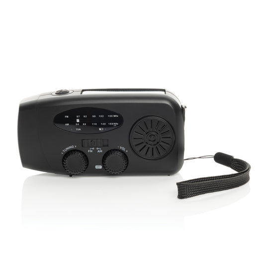 RescueWave RCS recycled plastic emergency radio - Custom Wood Designs RescueWave RCS recycled plastic emergency radio made from [material] –  [use_case] | Custom Wood Designs