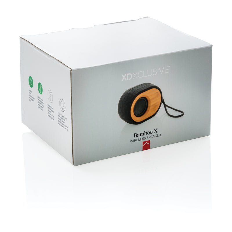 Load image into Gallery viewer, Bamboo X  speaker - Custom Wood Designs
