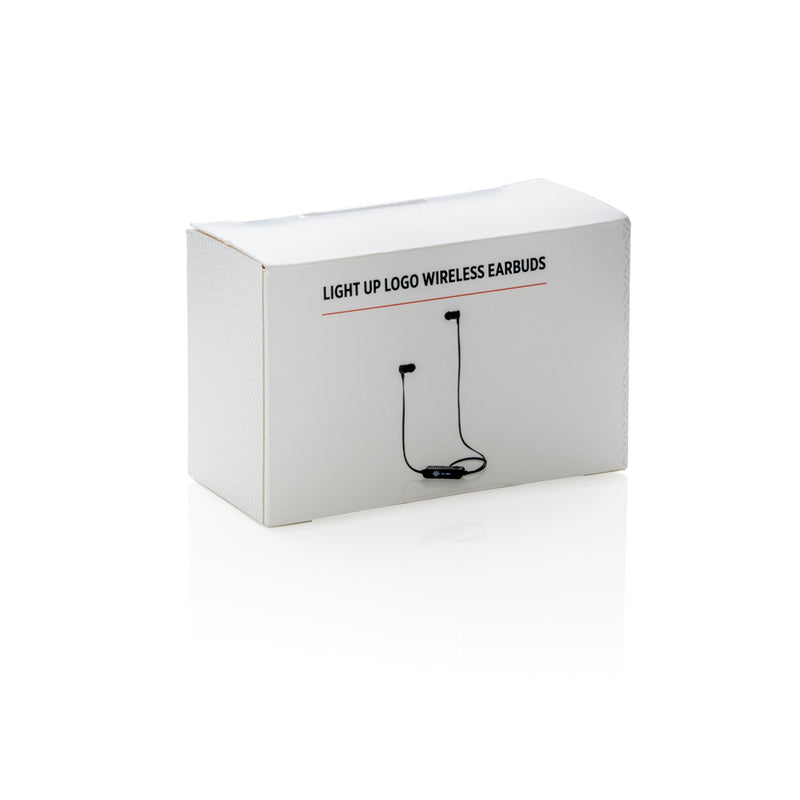 Load image into Gallery viewer, Light up logo wireless earbuds - Custom Wood Designs
