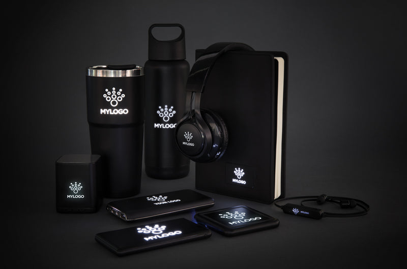 Load image into Gallery viewer, Light up logo wireless earbuds - Custom Wood Designs
