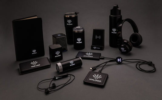 Light up logo wireless earbuds - Custom Wood Designs