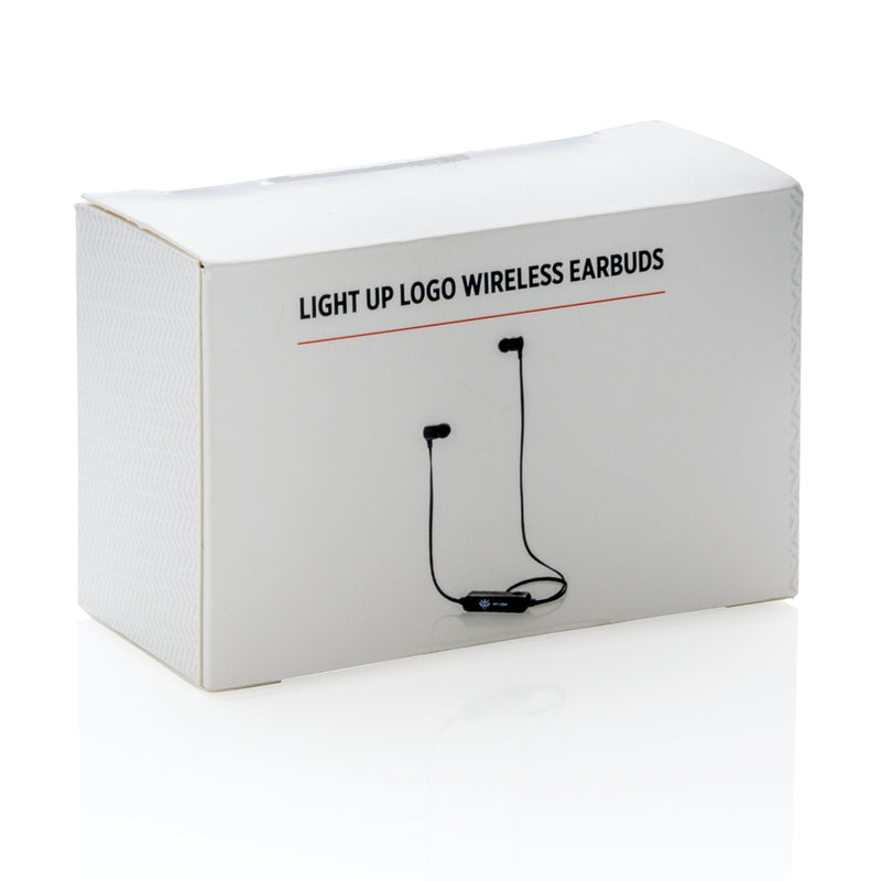Load image into Gallery viewer, Light up logo wireless earbuds - Custom Wood Designs
