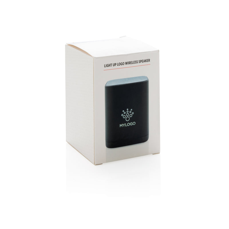 Load image into Gallery viewer, Light up logo wireless speaker - Custom Wood Designs
