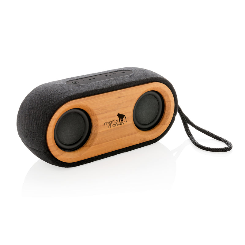 Load image into Gallery viewer, Bamboo X double speaker - Custom Wood Designs
