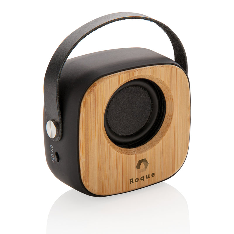 Load image into Gallery viewer, Bamboo 3W Wireless Fashion Speaker - Custom Wood Designs
