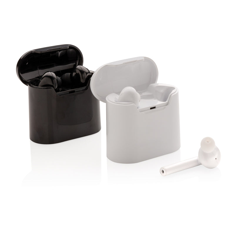 Load image into Gallery viewer, Liberty wireless earbuds in charging case - Custom Wood Designs
