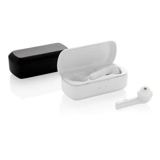 Free Flow TWS earbuds in charging case - Custom Wood Designs
