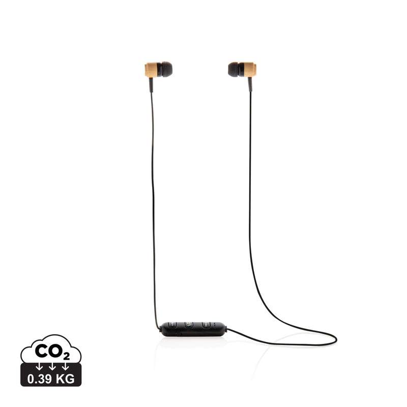Load image into Gallery viewer, Bamboo wireless earbuds - Custom Wood Designs
