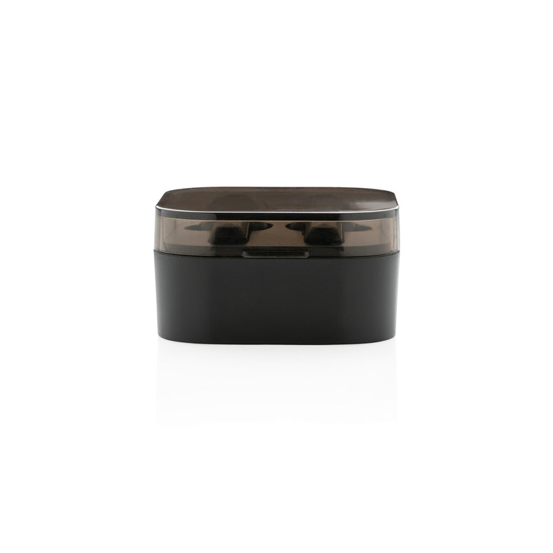 Load image into Gallery viewer, Wireless TWS earbuds from XD Collection in a sleek charging case, compact and portable for on-the-go audio experience.
