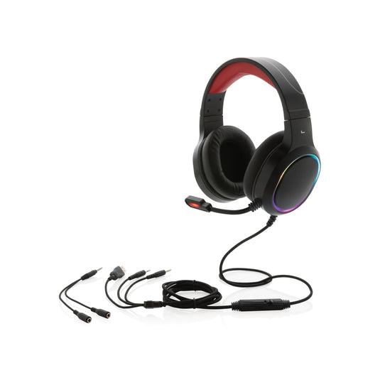 RGB gaming headset - Custom Wood Designs