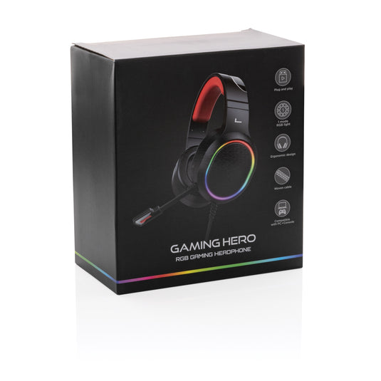 RGB gaming headset - Custom Wood Designs