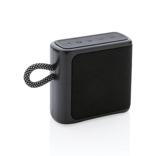XD Collection Splash IPX6 3W portable speaker with water-resistant design and compact size for outdoor and indoor use.