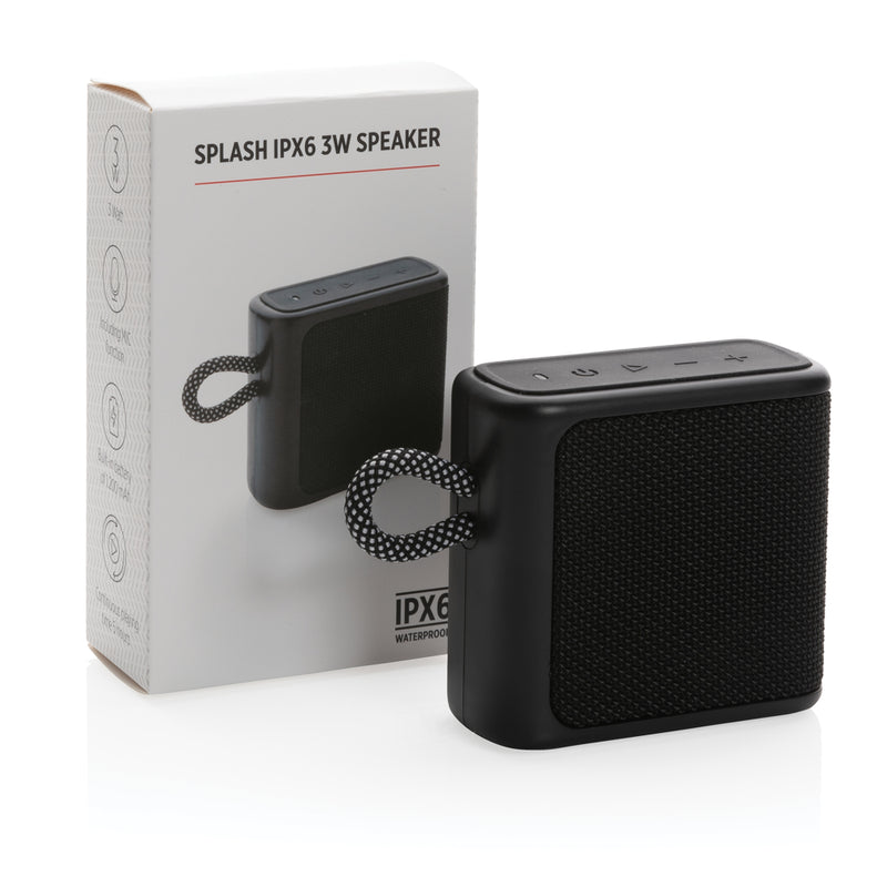 Load image into Gallery viewer, XD Collection Splash IPX6 3W portable Bluetooth speaker with water-resistant design and compact size, ideal for outdoor use
