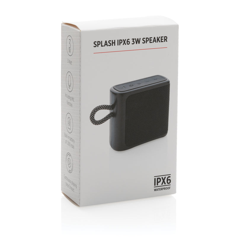 Load image into Gallery viewer, XD Collection Splash IPX6 3W portable Bluetooth speaker with water-resistant design and compact size.
