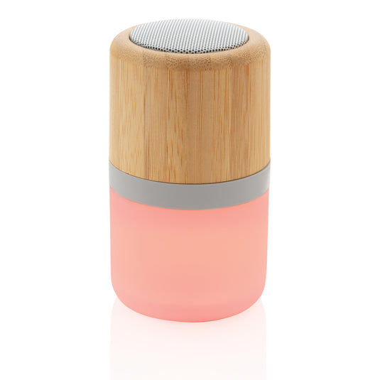Bamboo colour changing 3W speaker light - Custom Wood Designs