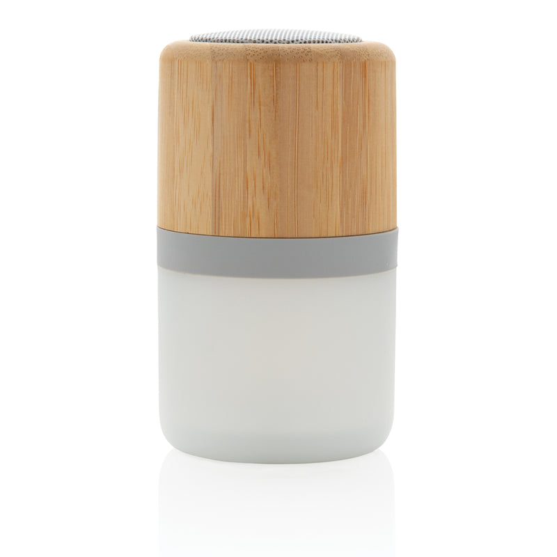 Load image into Gallery viewer, Bamboo colour changing 3W speaker light - Custom Wood Designs
