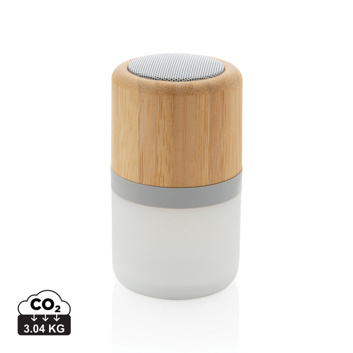 Bamboo colour changing 3W speaker light - Custom Wood Designs
